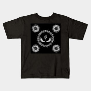 Beauty of Peacock Feathers Kids T-Shirt